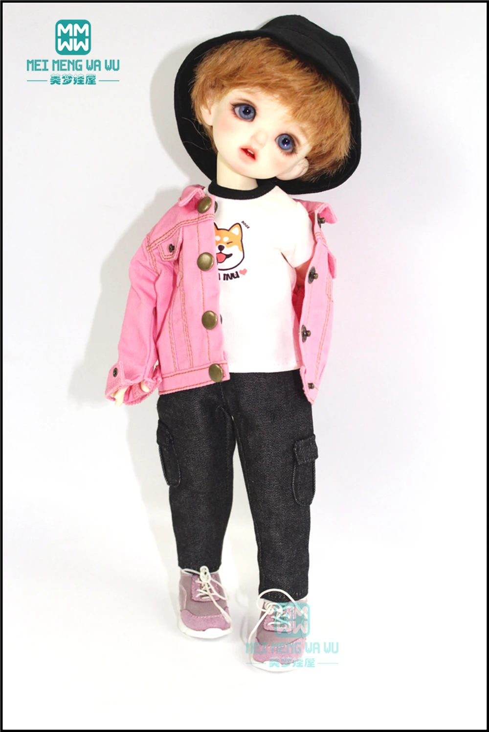 BJD аксессуары Кукла Одежда для 27 см-30 см 1/6 BJD YOSD кукла Модная Джинсовая куртка, шорты