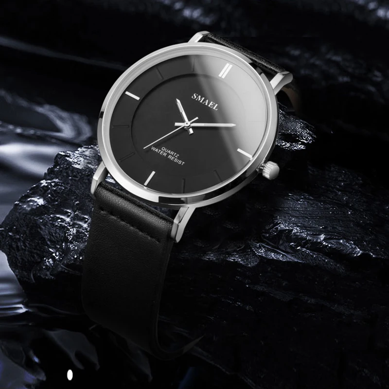 

Digital Sport Watches Waterproof SMAEL Big Dial Clock Men LED Luminous Black Alloy Watch relogio1901 Men Quartz Watches Movement