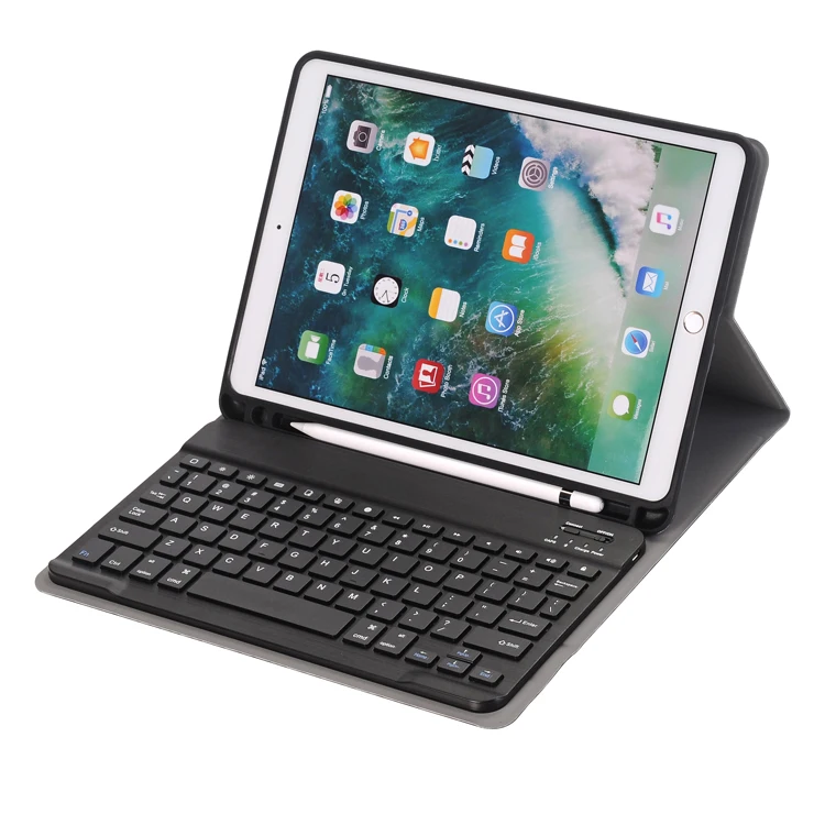 10,5 клавиатура для iPad Air() и iPad Pro 10,5 дюймов, алюминиевая Bluetooth клавиатура с подсветкой клавиш(серый космос
