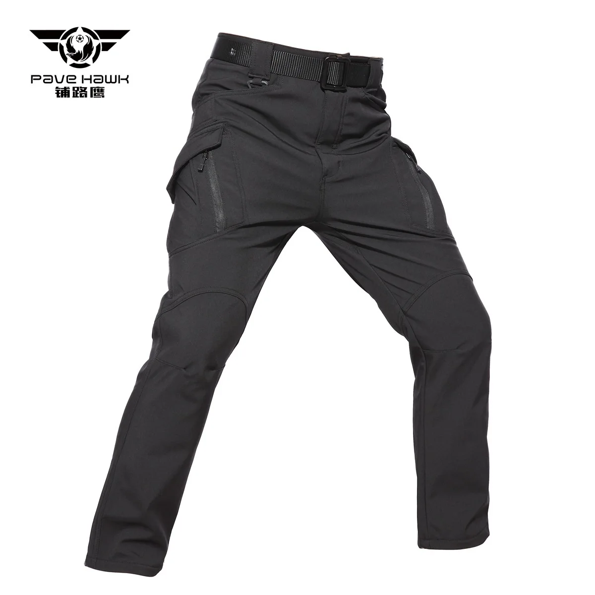 Black fleece 5XL для мужчин зима Акула кожи мягкие в виде ракушки Тактический Training походные кальсоны армейские Военная Униформа армии мужской открытый кемпи - Цвет: Black fleece