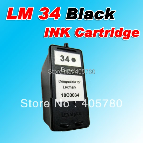 LM 34 (18C0034C) Черный чернильный картридж совместимый для Lexmark lm34 P900/P4300/P6200/P6300 серии |