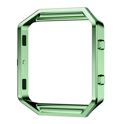 water green Чехол с хохлатой рамкой для Fitbit Blaze, Сменный Чехол из нержавеющей стали для отслеживания активности, аксессуары для умных часов - Цвет: water green