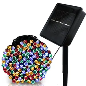 Светодиодный 22 м 200 светодиодный s открытый солнечный светильник светодиодный гирлянды светодиодные огни Фея праздник для рождественской вечеринки гирлянды солнечные сад Водонепроницаемый огни