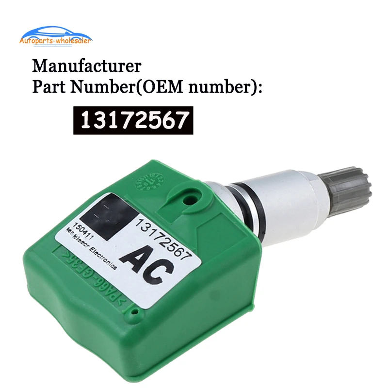 Датчик давления в шинах Saab Saturn Opel Astra H Vectra C Zafira B 13172567 2003 2007 МГц TPMS|Датчик шинах| |
