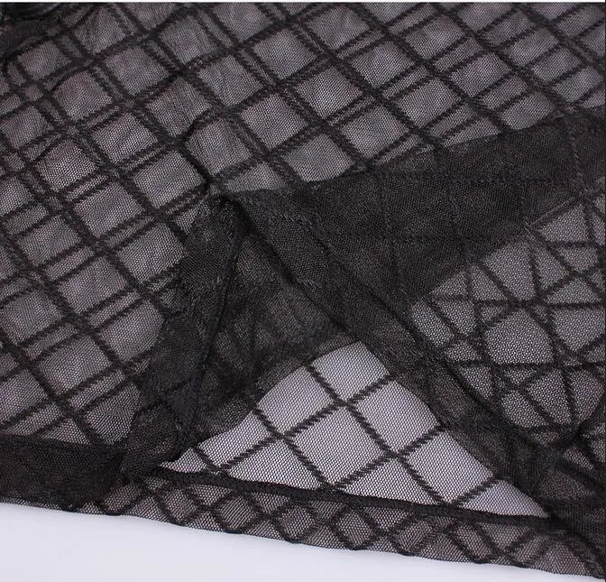 Сексуальное мужское нижнее белье 2017 черная клетчатая прозрачная сетчатая одежда