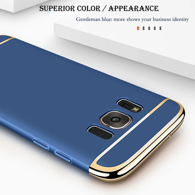 LuckGuard Мода Роскошный Чехол Для Samsung Galaxy S8 Плюс 3in1 Жесткий ПК Ультра Тонкий