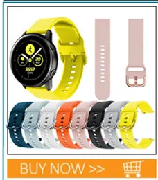 Для samsung Galaxy Watch Active/42 мм ремешки для часов 20 мм силиконовые ремешки сменный ремешок для samsung gear S2 Спортивный Классический ремень