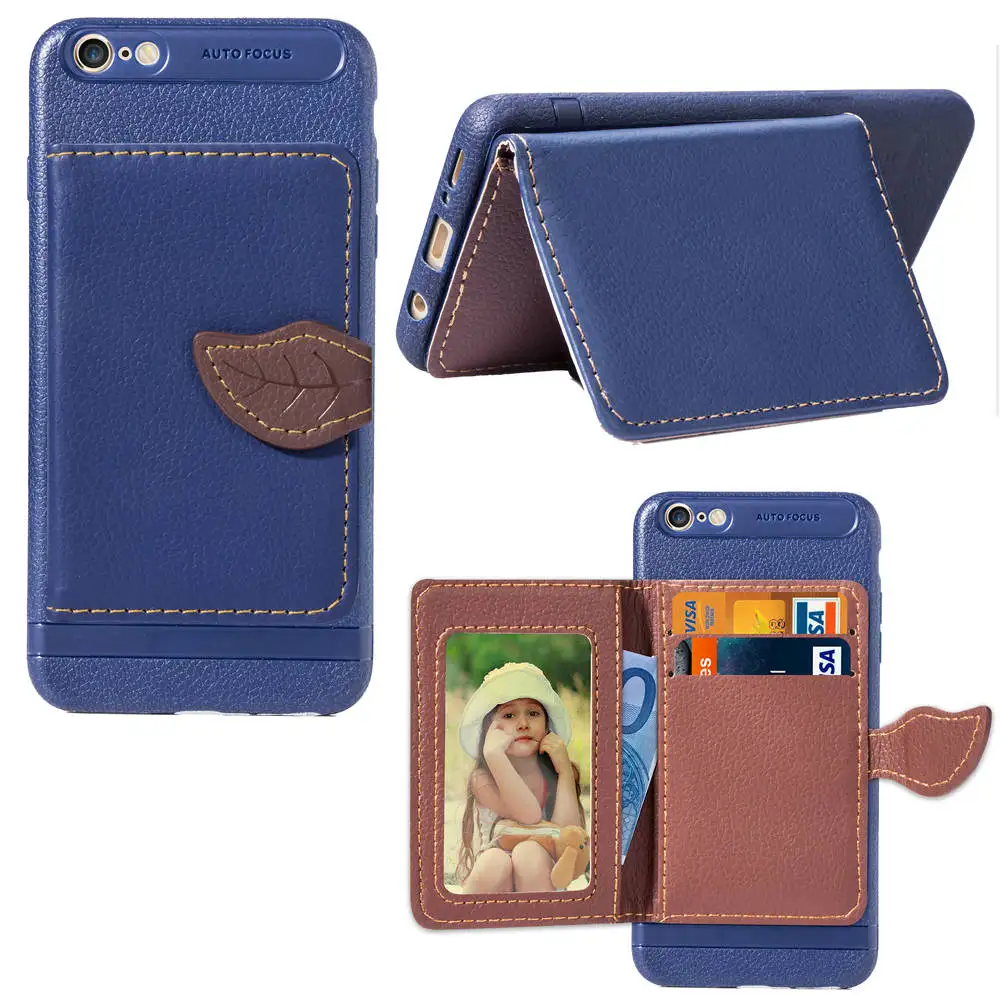 Винтажный однотонный чехол из искусственной кожи с листьями для iPhone 6 6s 7 8 X XS MAX XR