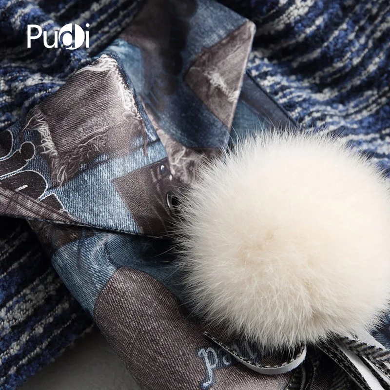 PUDI A18047, Женское зимнее теплое пальто из натуральной шерсти с воротником из меха енота, зимнее пальто с капюшоном, женское длинное пальто, куртка, пальто