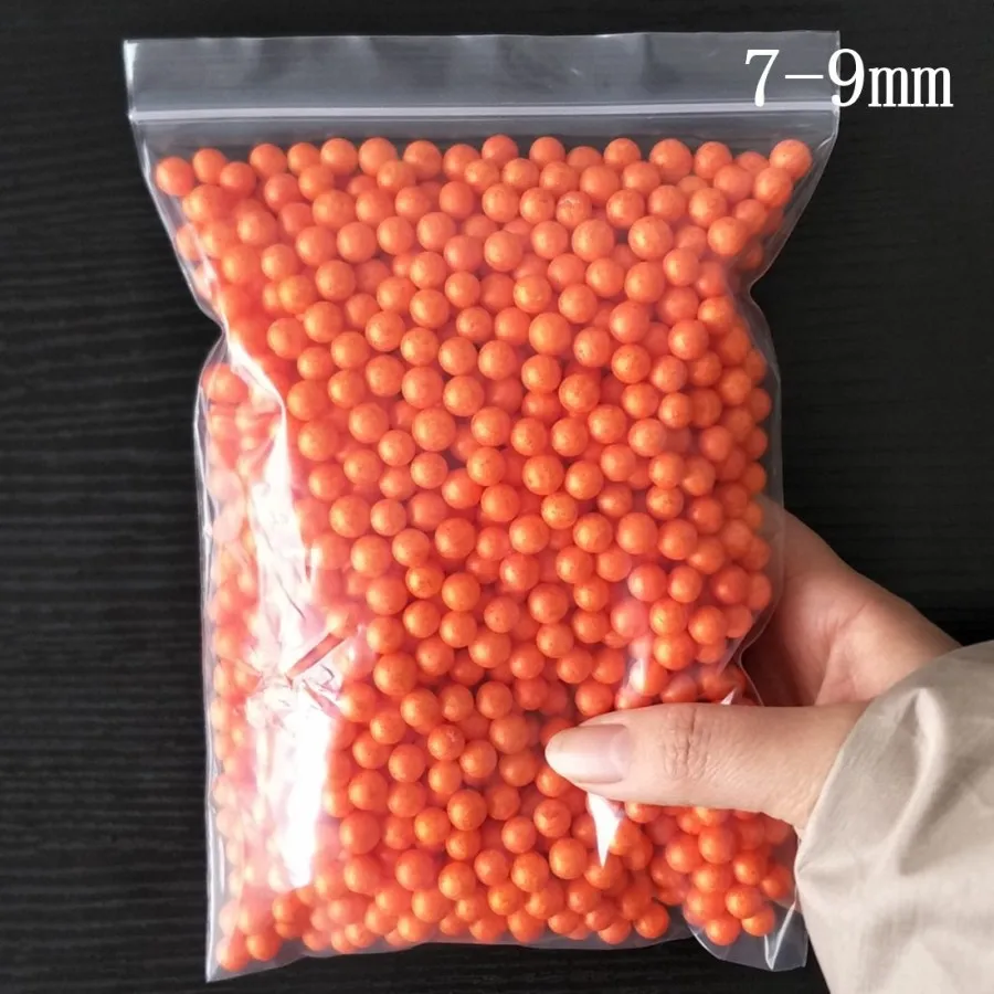 7-9mm Orange 13 г 7-9 мм 13000 шт DIY снежные грязевые частицы аксессуары слизи шары маленькие крошечные пенопластовые бусины для плавок наполнитель для DIY Поставки - Цвет: 7-9mm Orange