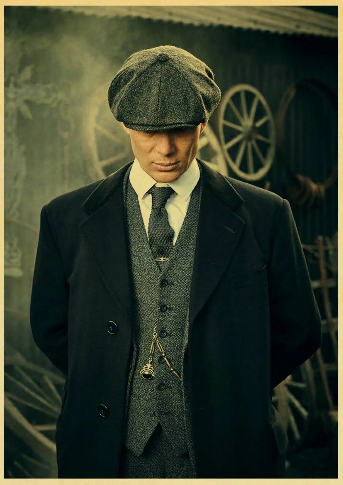 Сериал tv peaky blinders плакат настенный Декор печать на крафтовой бумаге Ретро плакат Настенный декор romm
