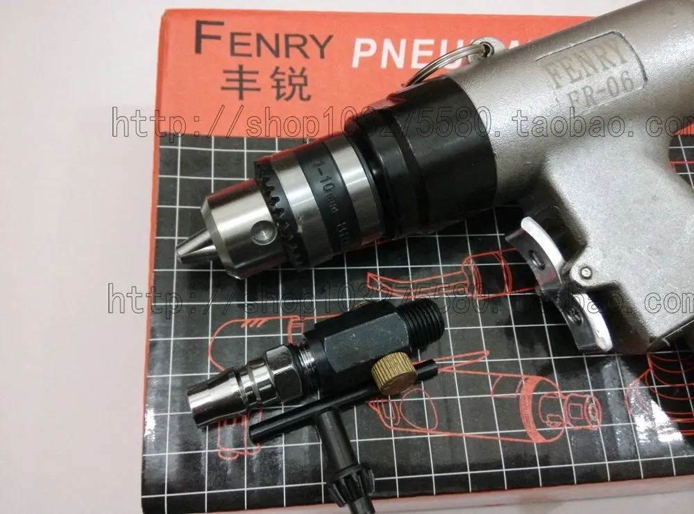 Feng Rui Taiwan 3/8 pneumatic drills pistol gas drilling / reverse drill can speed 10mm gun tools tapping | Инструменты