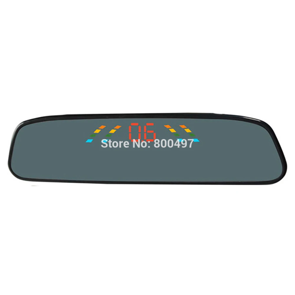 Беспроводная Система помощи при парковке для автомобиля с 4 парковочными