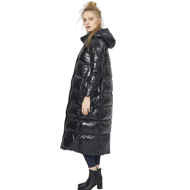 La maxpa 2017 Зимние новые модные брендовые женские утепленные пуховик женский тонкий