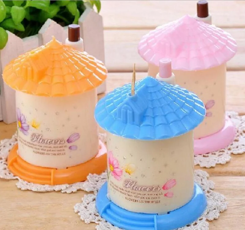 Hoomall моды небольшой Портативный дом Форма Симпатичные зубочистка ящик для