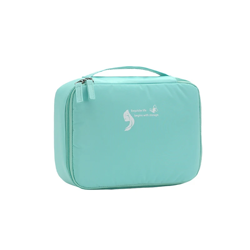 mint green Брендовые женские косметички, косметичка, органайзер, сумка для путешествий, косметичка, чехлы для макияжа, модная Мужская Дамская косметичка, косметичка, косметичка - Цвет: mint green