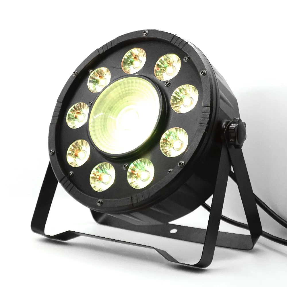 Плоские светодиодные лампы Par DMX512 6 шт./лот 9x10 Вт + 30 9*10 RGB 3 в 1 контрольное освещение