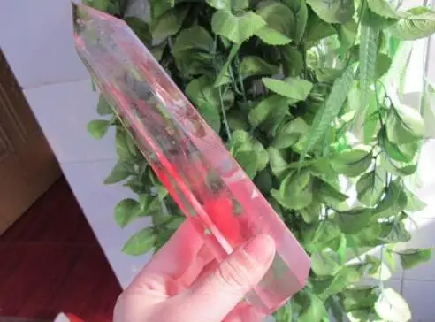 

TOP!!A++ PRETTY SMELT QUARTZ CRYSTAL CLEAR POINT HEALING 490G