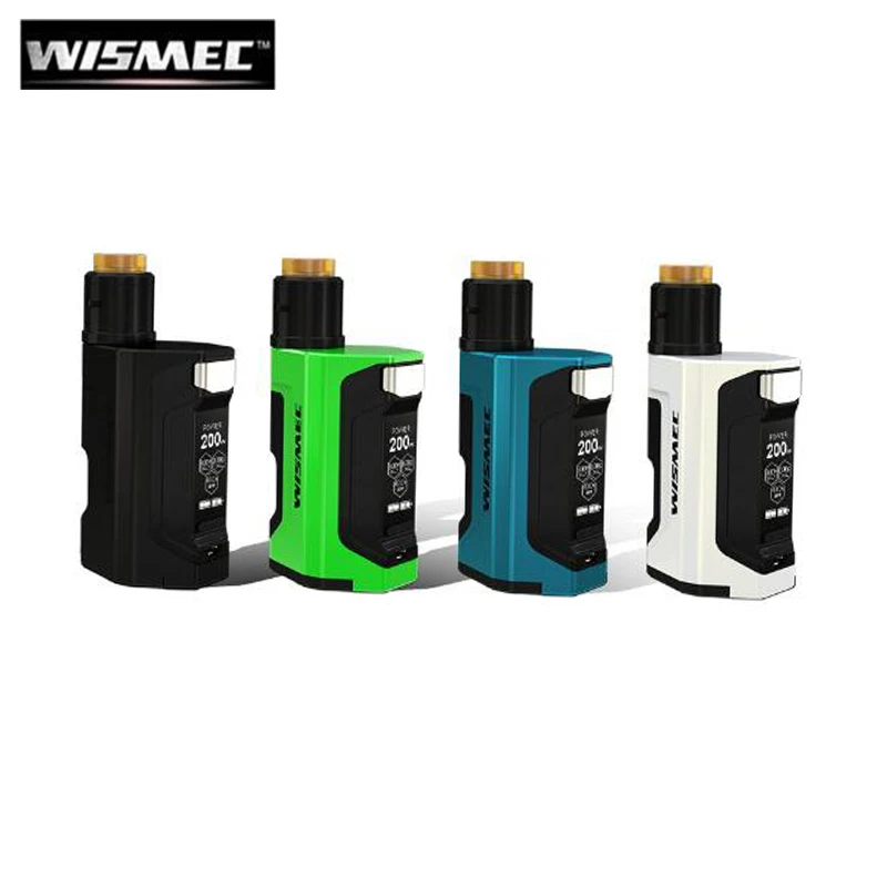 100% оригинал Wismec Luxotic DF Box гильотина V2 набор электронных сигарет MOD с гильотинной RDA