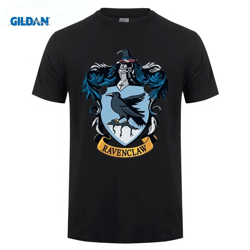 Magic Boy Ravenclaw Crest T Shirt Casual Plus Size T-Shirts Hip Hop Style Tops Tee T-Shirt Short Sleeve Mens | Мужская одежда