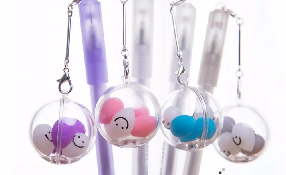 Гелевая ручка с милым воздушным шариком канцелярские принадлежности мультяшным