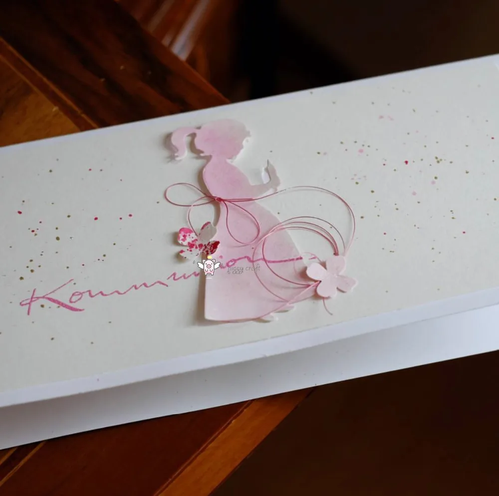 Металлические Вырубные штампы свинка Ремесло штамп форма 2019 новая свеча мальчик