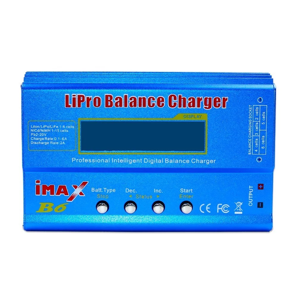 Горячая HTRC iMAX B6 80 Вт 6A зарядное устройство Lipo NiMh Li-Ion Ni-Cd цифровой RC Баланс Зарядное устройство Dis зарядное устройство+ 15 В 6A адаптер