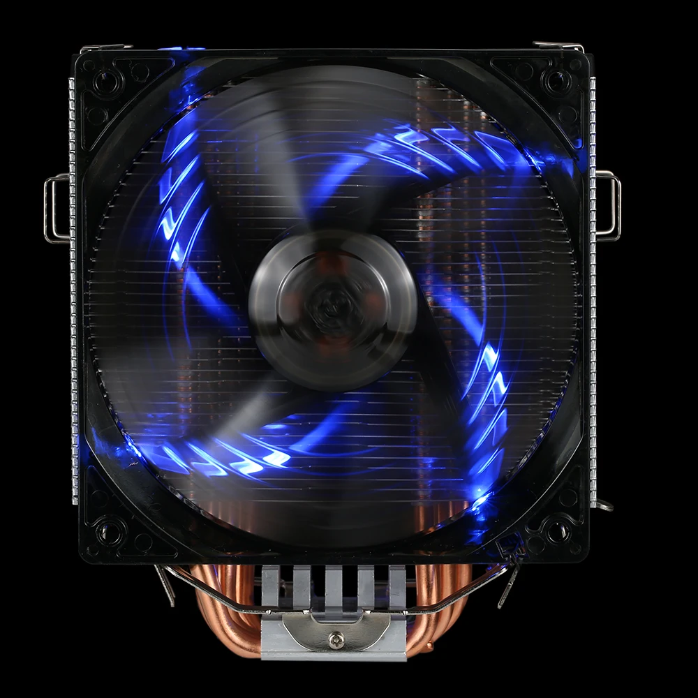 PCCOOLER кулер для процессора 5 тепловых трубок радиатор тихий 4pin Радиатор Вентилятор охлаждения с двойной 120 мм светодиодный вентилятор охлаждения для настольного компьютера