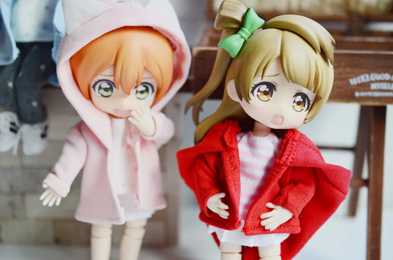 Obitsu11ob11cu poche кукла пальто для 1/12 bjd Толстовка candie цвета Кукла аксессуары ob11 заячьи
