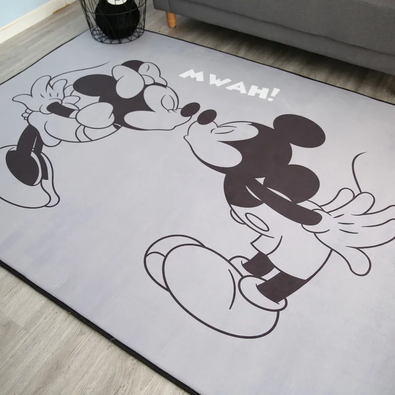 Disney Mickey Minnie Mouse детский коврик для ползания коралловый флисовый дома мягкий