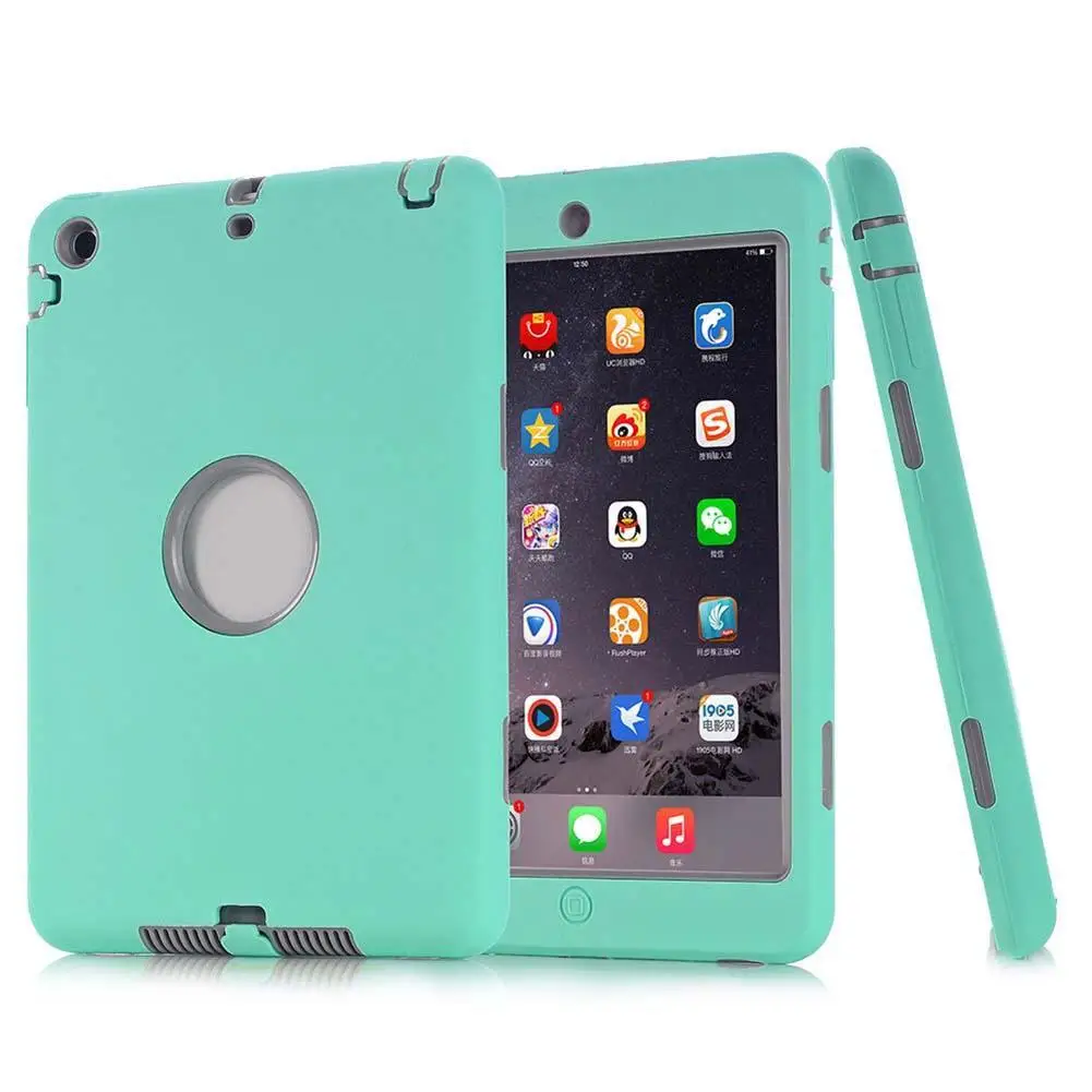 Противоударный Гибридный Heavy Duty резиновая Жесткий Чехол для Apple Ipad Mini mg и ge Чехол iPad mini I Pad Mini случаях
