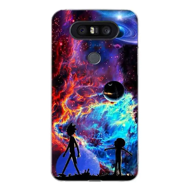 Мягкий резиновый чехол с рисунком Рик и Морти для LG Q8 Q7 Q6 G6 G7 G5 G4 V40 V30 V20 V10 K8 K10 2018 2017 |