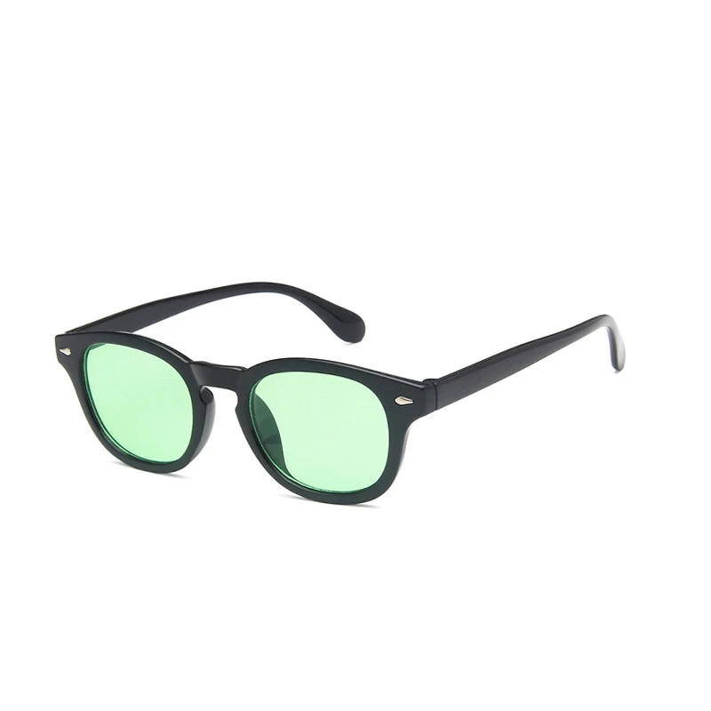 black green Zilead детские маленькие круглые солнцезащитные очки в оправе для мальчиков и девочек, брендовые Детские солнцезащитные очки, очки UV400 oculos - Цвет линз: black green
