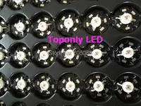 3w deep red color 660nm led beads lamp with 20mm pcb ideal source lighting for Aquariums /hydroponic greenhouse plants growing