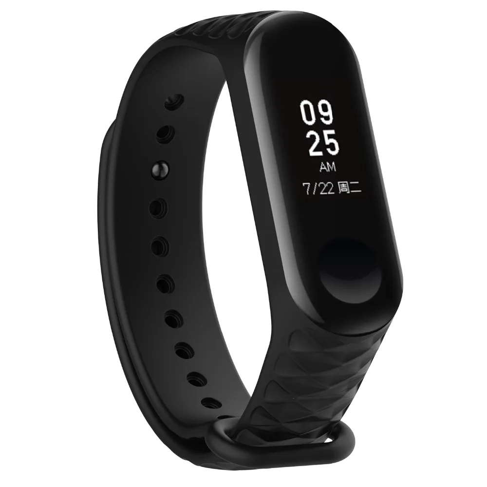 10 шт./упак. браслет для Xiaomi Mi Band 3 спортивный силиконовый ремешок часов mi band