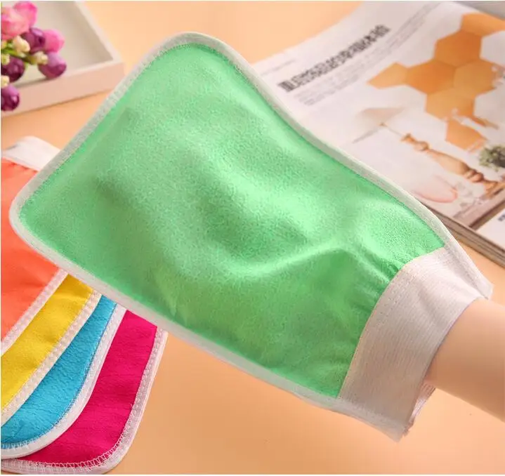 

wholesale 200pcs Shower Towel Magic Peeling Glove Exfoliating Bath Glove