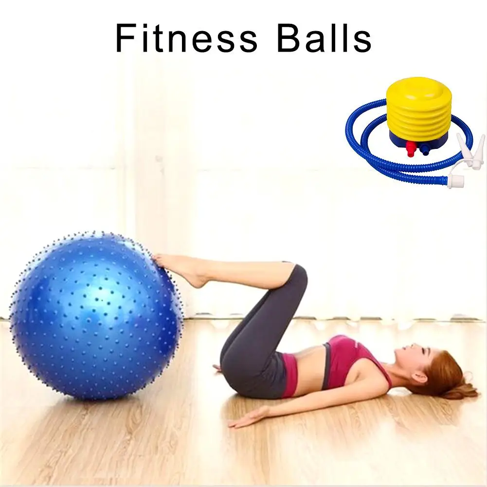 65 см густые охраны окружающей среды Взрывозащищенная Фитнес мяч для йоги шип