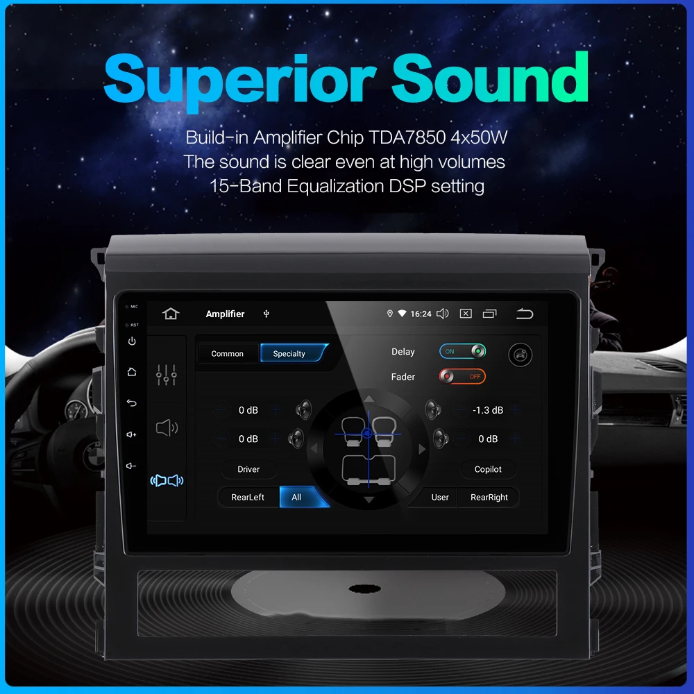 Автомагнитола fonnt 10 2 дюйма IPS 1 Din Android 9 0 для Toyota Land Cruiser 2016 GPS навигация DSP HDMI