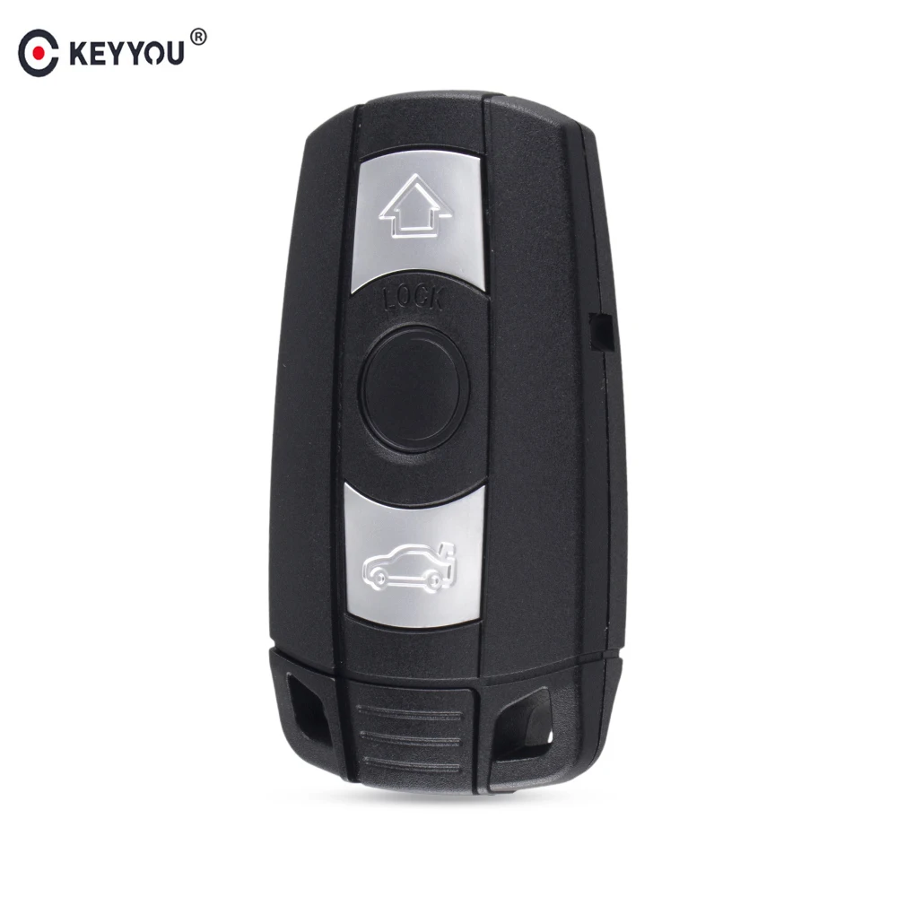 KEYYOU дистанционный 3 автомобильный ключ с кнопкой чехол Стайлинг Обложка для BMW 1 5 6