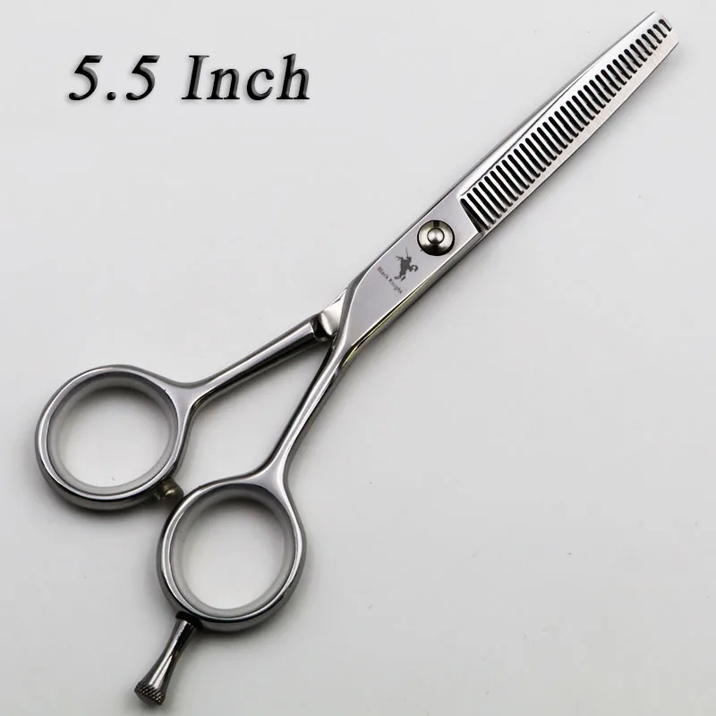 1 pcs 5,5/6 дюймов Профессиональные Парикмахерские Ножницы Набор для резки+ филировочные Парикмахерские ножницы Высокое качество индивидуальные черные и белые Стили - Цвет: 1 pcs
