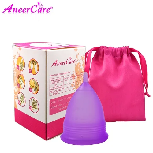 Purple 10pcs/lot silicone menstrual cup feminine hygiene lady cup prevent side leakage period cup collector menstrual viginal care - Цвет: Purple