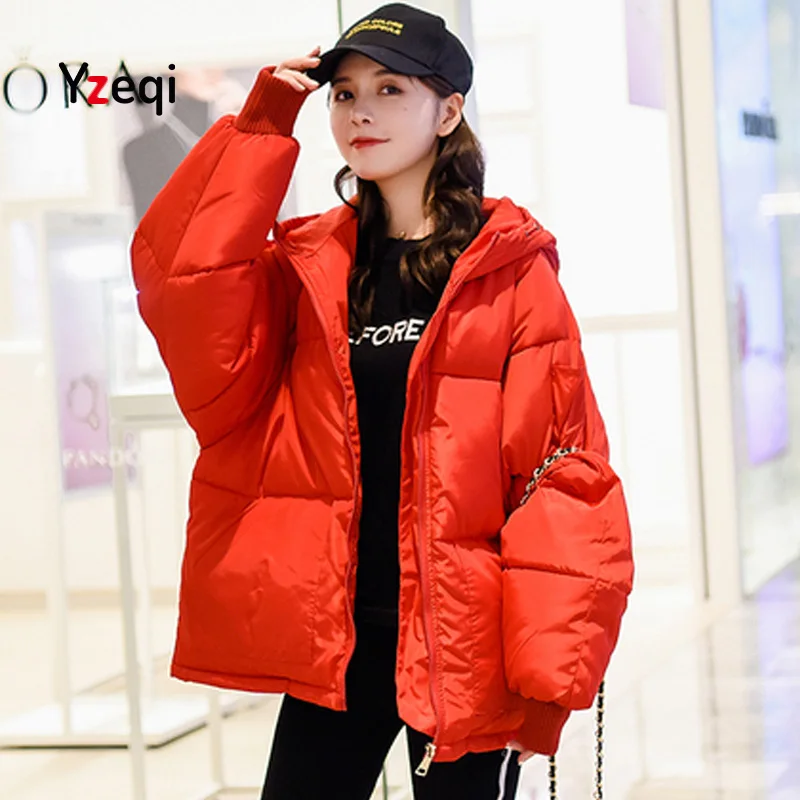 Yzeqi Jacket Women Winter Coats 2018 New Casaco Feminino Plus Size Cotton Outwear Parkas Top Quality | Женская одежда