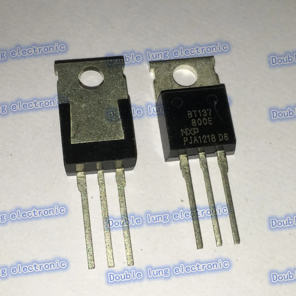 50 шт./лот BT137 800E TRIAC SENS GATE 800V 8A TO220AB|c c| |