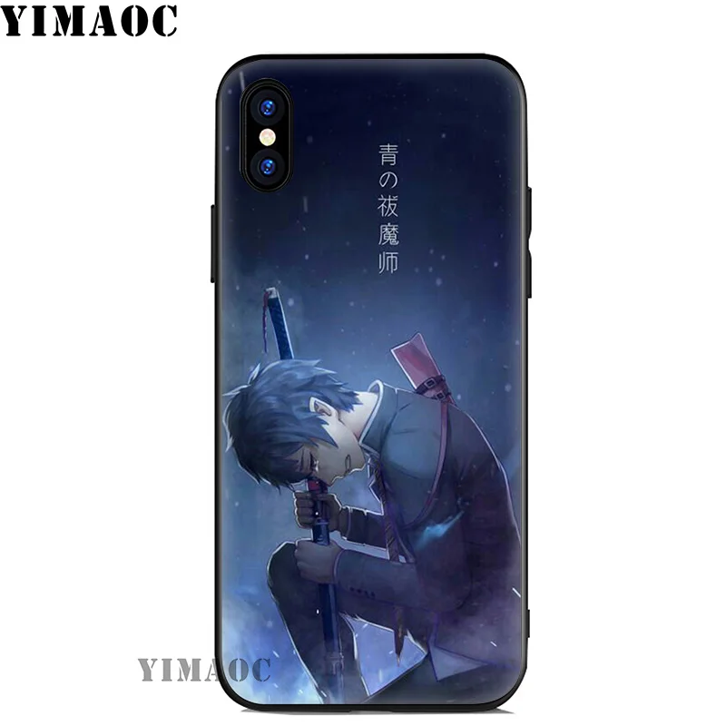 YIMAOC синий Exorcist аниме Мягкий силиконовый чехол для iPhone 11 Pro Xr Xs Max X или 10 8 7 6 6S Plus 5 5S SE