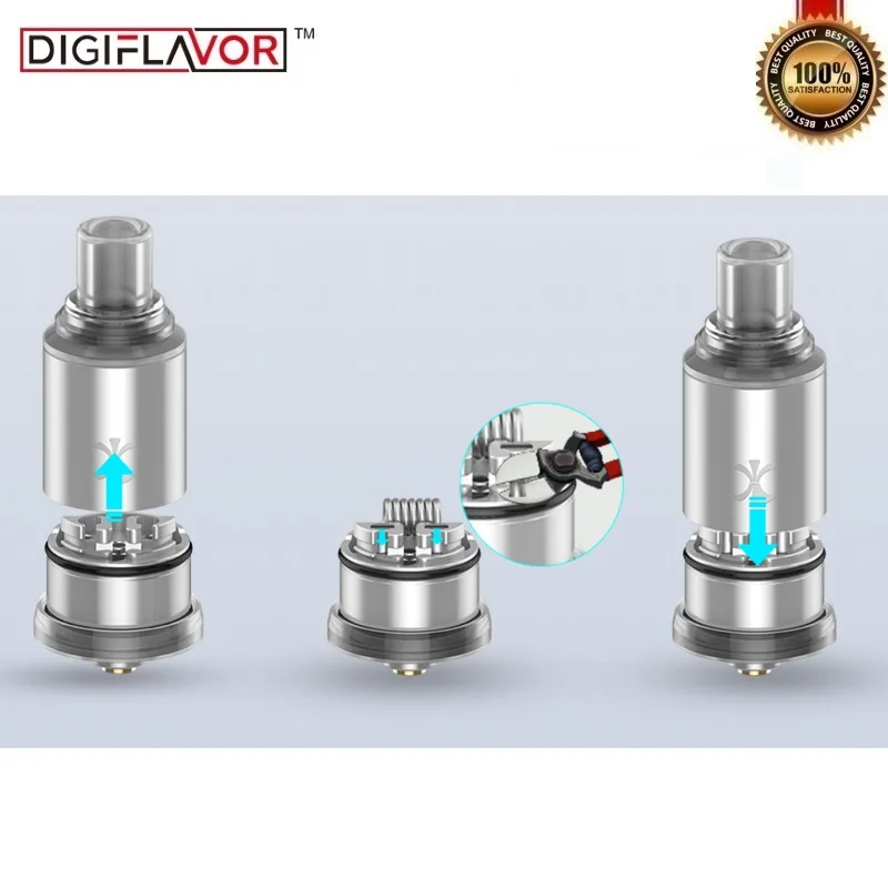 Оригинальный Digiflavor ETNA MTL RDA Vape бак 22 мм атомайзер с одной катушкой для Drag 157 Вт