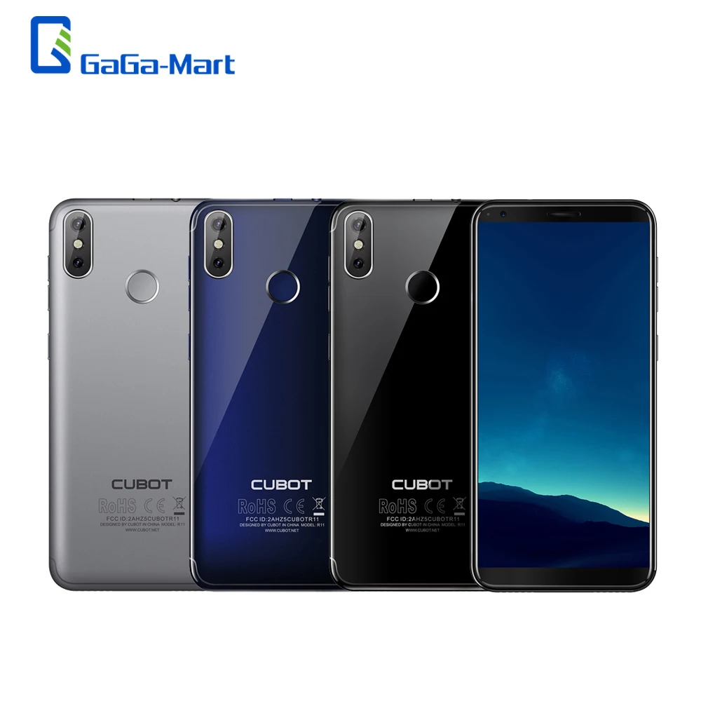 Чехол для CUBOT R11 3g WCDMA отпечатков пальцев все Экран 18:9 HD+ 2 Гб оперативной памяти, 16 Гб встроенной памяти, мобильный телефон 8-ядерный спереди 8MP задняя 13+ 2 Мп камеры смартфона
