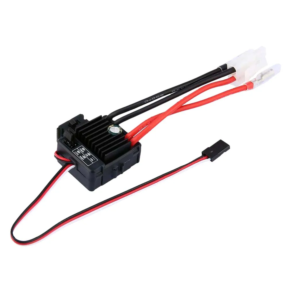 Водонепроницаемый щеткой 60A ESC для 1/10 весы RC автомобилей Рок Гусеничный Монстр