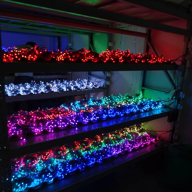 50 шт./лот WS2811 Светодиодный пиксельный модуль 12 мм IP68 Водонепроницаемый DC5V