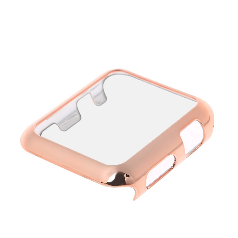 Rose Gold 42 мм защитный чехол-рамка для Apple Watch Iwatch 2-го 3-го ПК - Цвет: Rose Gold