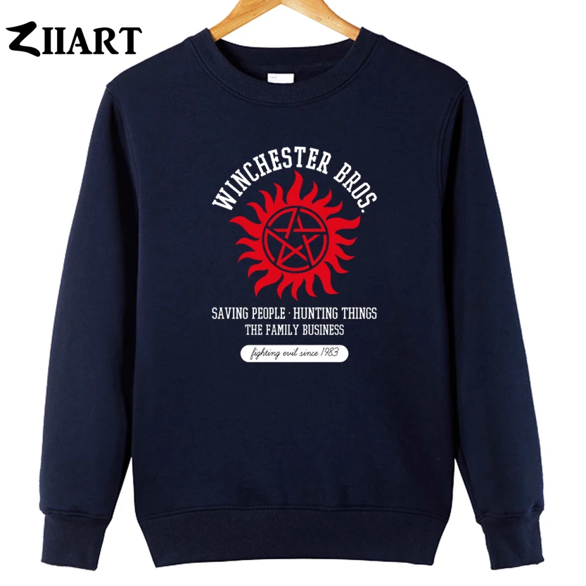 Братья Винчестеры. Сверхъестественная флисовая толстовка для сбережения людей